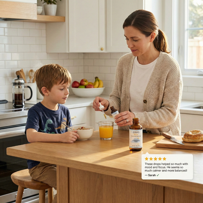ZINIQ™ Kids - L Methylfolate, Natural Nervous System Support Help Your Child Settle. Feel Safe at Home Again.