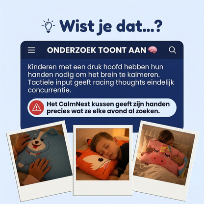 ZINIQ™ CalmNest Pillow - For children who can't switch off their heads.