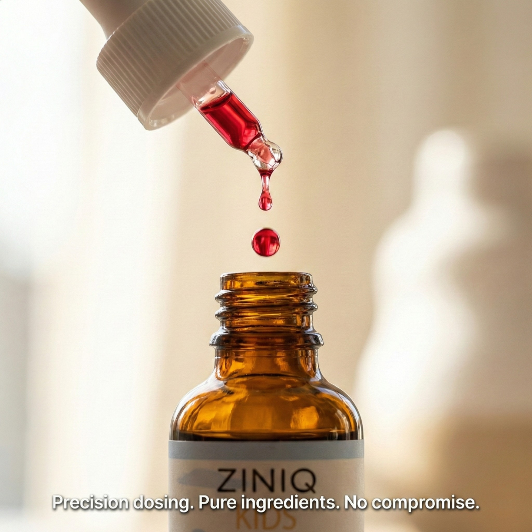 ZINIQ™ Kids - L Methylfolate, Natural Nervous System Support Help Your Child Settle. Feel Safe at Home Again.