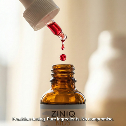 ZINIQ™ Kids - L Methylfolate, Natural Nervous System Support Help Your Child Settle. Feel Safe at Home Again.